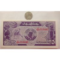 Werty71 Судан 25 пиастров 1987 UNC банкнота
