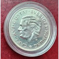 Серебро 0,925! Швеция 100 крон, 1988 350 лет Шведской колонии в Делавере