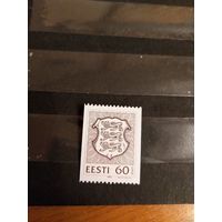 1993 Эстония мих198 герб чистая клей MNH** выпускалась одиночкой (2-16)