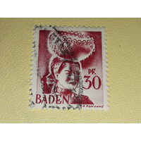 Германия 1947, 1948 Французская зона оккупации. Баден
