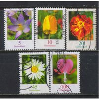 Германия 2005-6 Цветы Стандарт #2451,2471,2480,2484,2547