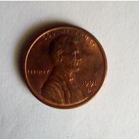 1 цент США 1991 D
