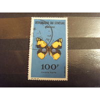 1963 высокономинальная дорогая марка Сенегала фауна бабочка (5-3)