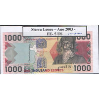 Сьерра Леоне 1000 леоней 2003 г.