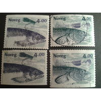 Норвегия 1999 рыбы полная серия