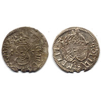 Шеляг 1615, Сигизмунд III Ваза, Вильно. Остатки штемпельного блеска, коллекционное состояние