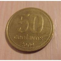 50 сентаво Аргентина 2009 г.в.
