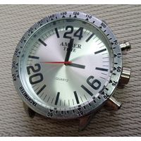 Огромные часы "Amber Time" состояние D=52 mm , 24 мм по ушкам старт с 10 рублей!