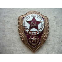 Знак Отличник Советской армии 50 годов