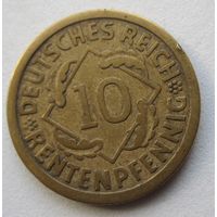 Германия 10 рентенпфеннигов 1923  A    .36-14