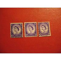 Марка королева Елизавета II 1952 год Великобритания (Региональный выпуск)