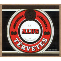 Этикетка пива Tervetes Латвия Ф544
