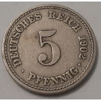 Германия 5 пфеннигов, 1902 (4-11-47)