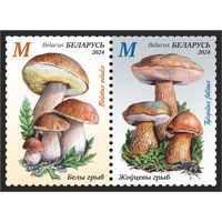 2024г Беларусь MNH  СЦЕПКА "Грибы-двойники"