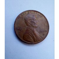 США  1 цент 1990 D