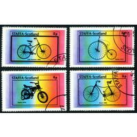 Велосипеды Стаффа 1977 год серия из 4-х марок