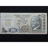 Турция 100 лир 1972г.