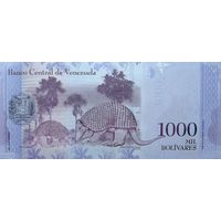 Werty71 Венесуэла 1000 боливар 2017 UNC  банкнота