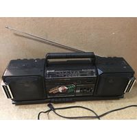 Магнитола магнитофон SHARP GF-329 Z stereo radio cassette recorder Japan времён СССР кассетник