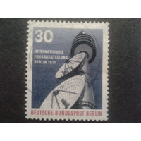 Берлин 1971 телебашня Михель-0,8 евро гаш