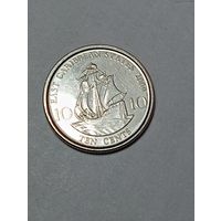 Карибы 10  центов 2009 года .