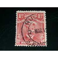 Родезия 1913 Британская Южно-Африканская компания. Стандарт. Георг V