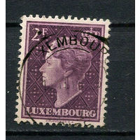 Люксембург - 1948/1951 - Великая герцогиня Люксембургская Шарлотта 2Fr - [Mi.453] - 1 марка. Гашеная.  (Лот 21Dc)