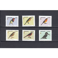 Фауна. Птицы. Зимбабве. 2005. 6 марок. Michel N 802-807 (100.0 е).
