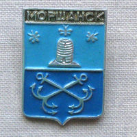Значок герб города Моршанск 14-01