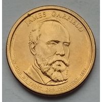 США 1 доллар 2011 г. 20-й Президент США Джеймс Гарфилд