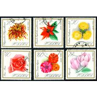 Садовые цветы Польша 1966 год 6 марок