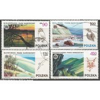 Польша. Национальный парк. 1976г. Mi#2445-48.