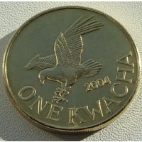 Малави. 1 квача 2004 год  KM#65  "Орлан-крикун"