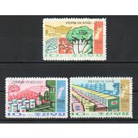 Пищевая промышленность КНДР 1972 год серия из 3-х марок