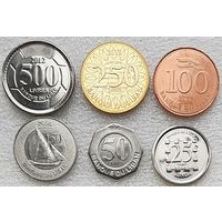 Ливан 25, 50, 100, 250, 500 ливров 1996-2012 гг. Комплект 6 шт.