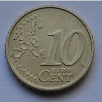 Германия, 10 евроцентов 2002 г. (F)