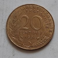20 сантимов 1994 г. Франция