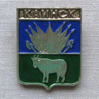 Значок герб города Каинск 14-03