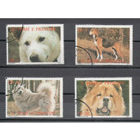 Сан-Томе и Принсипе.1987.Собаки (полная серия 4 марки)