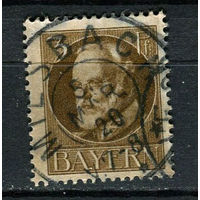 Королевство Бавария в составе Германской империи - 1914/1915 - Король Людвиг III 3Pf - [Mi.94i] - 1 марка. Гашеная.  (Лот 86CR)