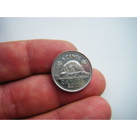 Канада 5 центов 2011г.