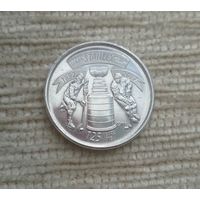 Werty71 Канада 25 центов 2017 125 лет Кубку Стенли квотер