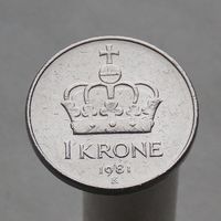 Норвегия 1 крона 1981