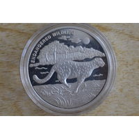 Конго 10 франков 2007 Вымирающие виды-Гепард   Редкая!