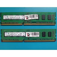 Оперативная память Samsung DDR3/1333/2Гб (М378B5673FHO-C9) пара