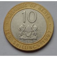 Кения, 10 шиллингов 1997 г.