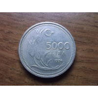 Турция 5000 лир 1994