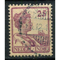 Нидерландская Индия - 1914/1915 - Королева Вильгельмина 25С - [Mi.120] - 1 марка. Гашеная.  (Лот 74EX)-T25P5