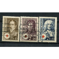 Финляндия - 1936 - Красный крест. Известные личности - [Mi. 194-196] - полная серия - 3 марки. Гашеные.  (Лот 204AJ)