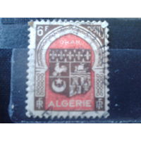 Алжир, колония Франции 1947 Герб 6фр